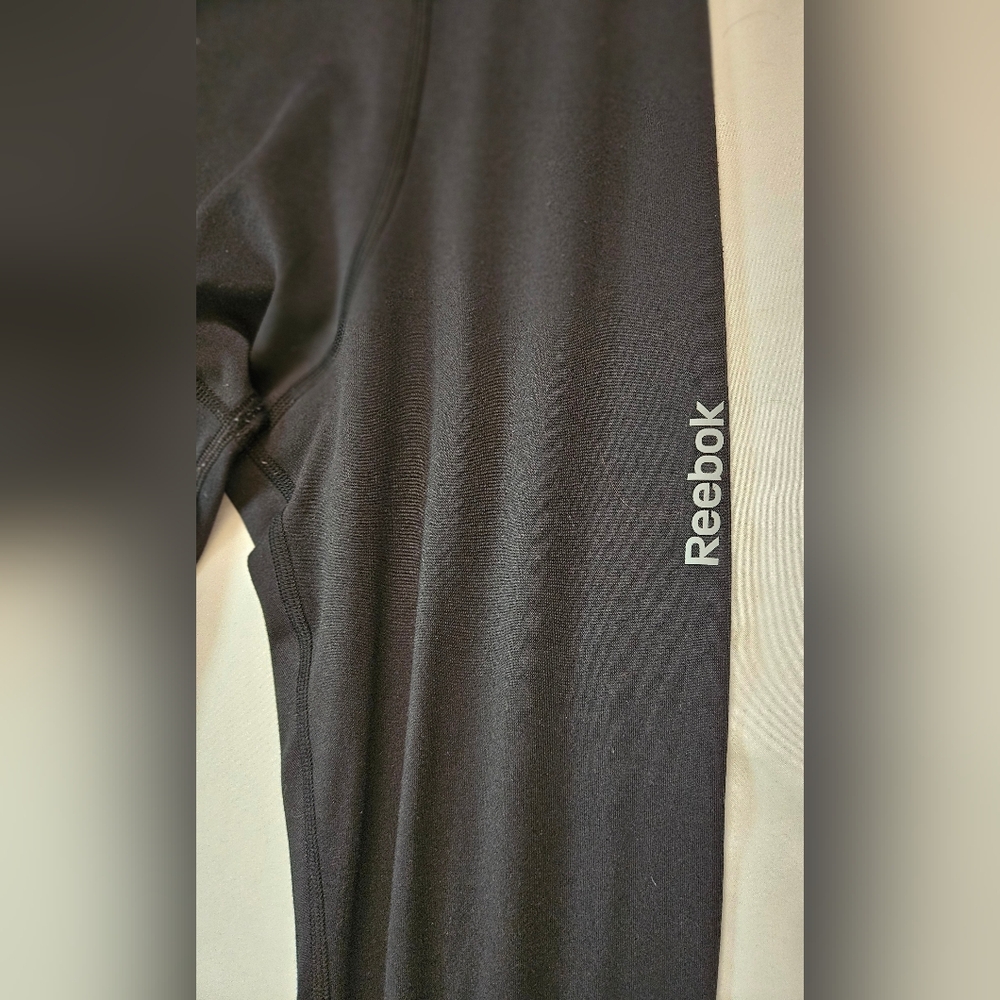 Reebok Mens Black Compression Speedwick Workout Tights Size Large - Picture 4 of 15